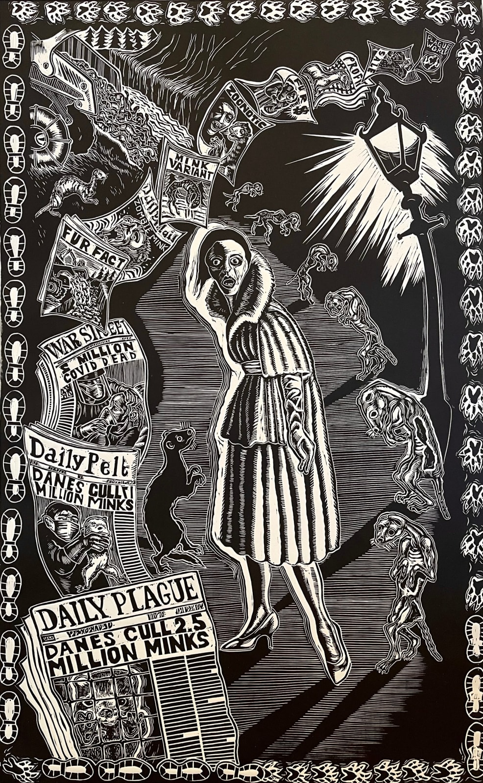 Sue Coe, Vanity Variant, 2021