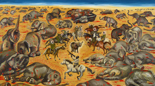 Sue Coe, The Jangaweed, 2008