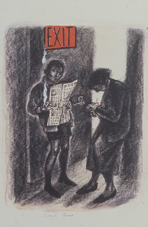 Sue Coe, Lunch Break, 1994