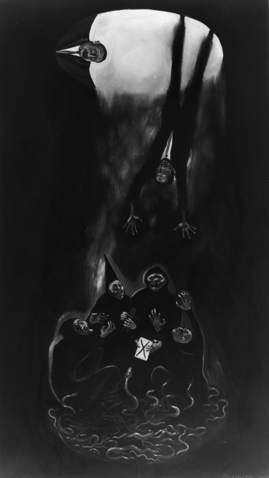 Sue Coe, The Snake Pit, 1985
