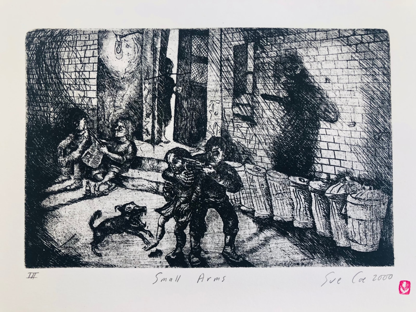 Sue Coe, Small Arms, 2000