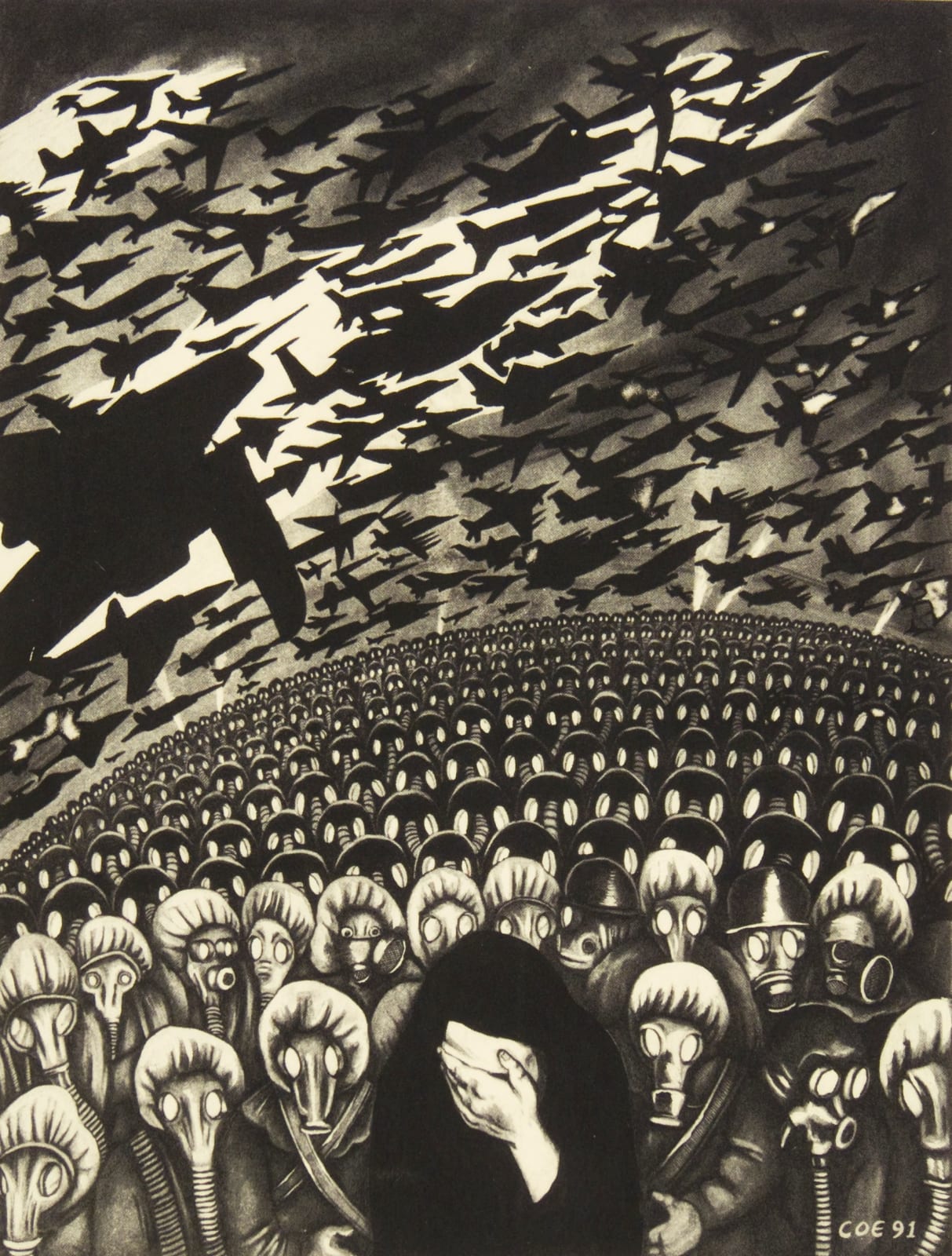 Sue Coe, The New World Order, 1991