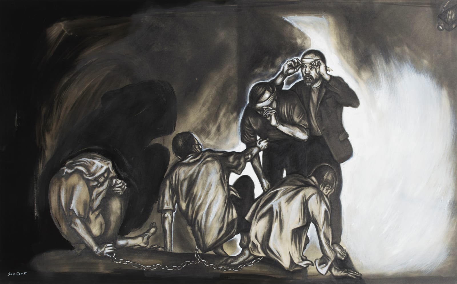 Sue Coe, Soon You Will Be Free (Pronto Siraz Libre), 1992