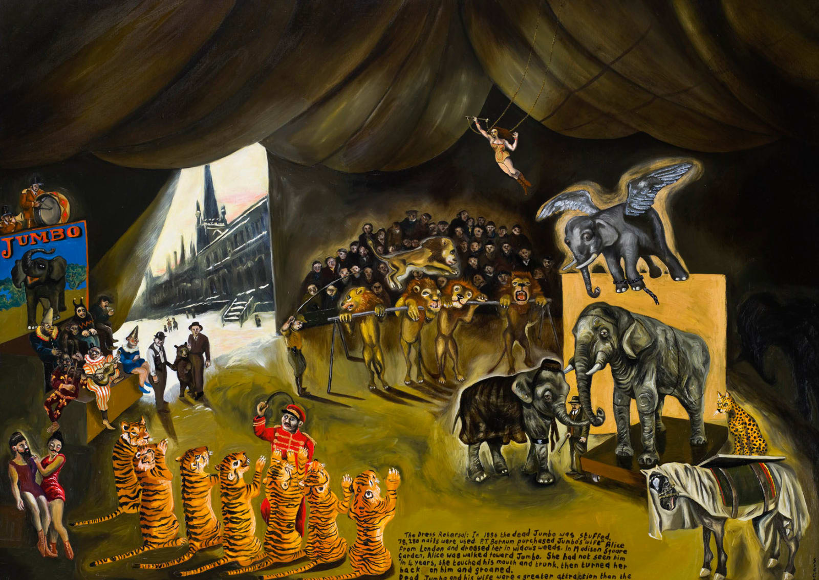 Sue Coe, The Dress Rehearsal, 2008