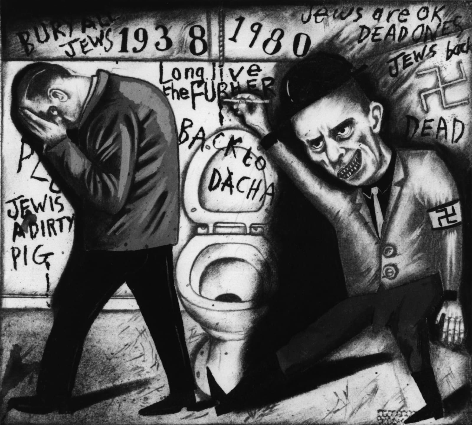 Sue Coe, Anti-Semitism, 1980