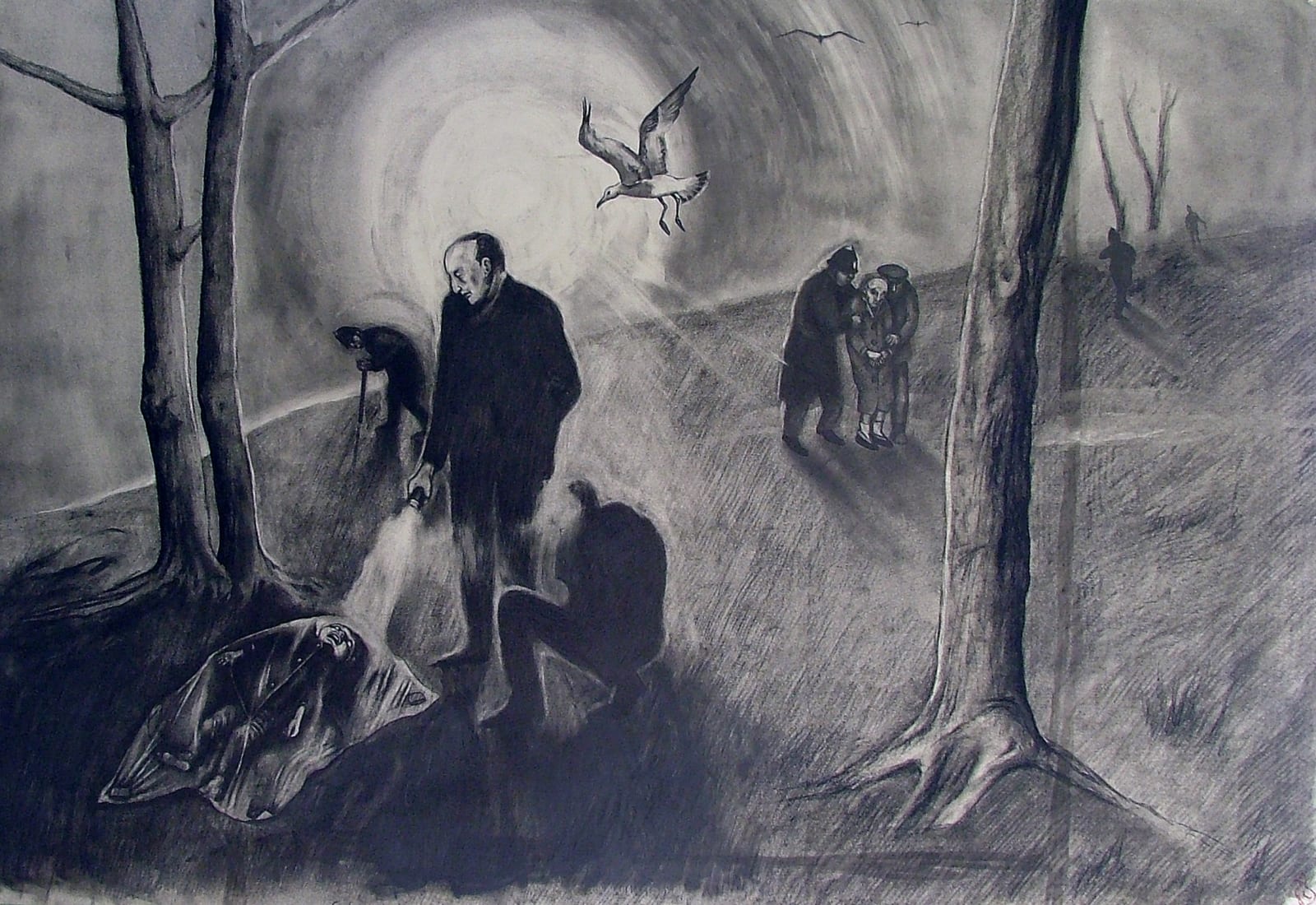 Sue Coe, Child Murder, Liverpool, Nov. 1989, 1990