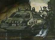 Sue Coe, Cops, 1993