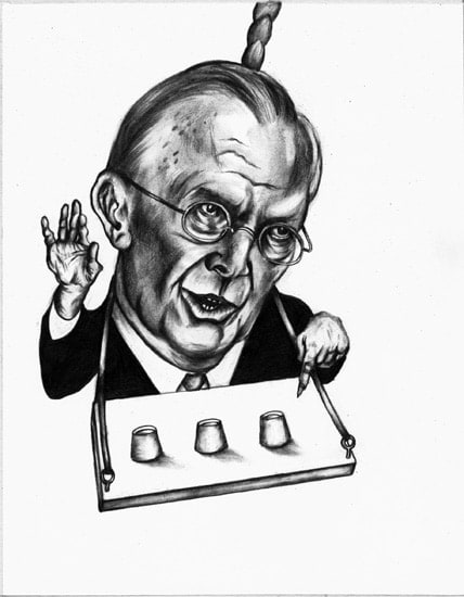 Sue Coe, Rummy - The Con Man, 2004