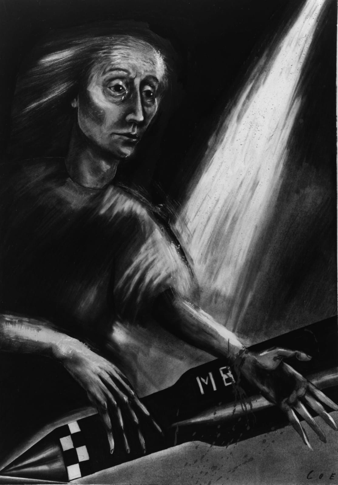 Sue Coe, Spilling Blood, 1984