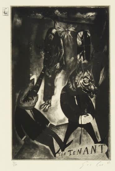 Sue Coe, The Tenant, 1985