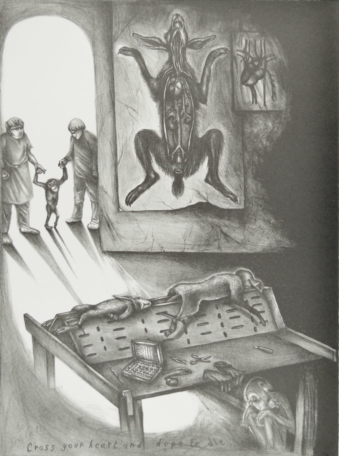 Sue Coe, Cross Your Heart and Hope to Die, 1997