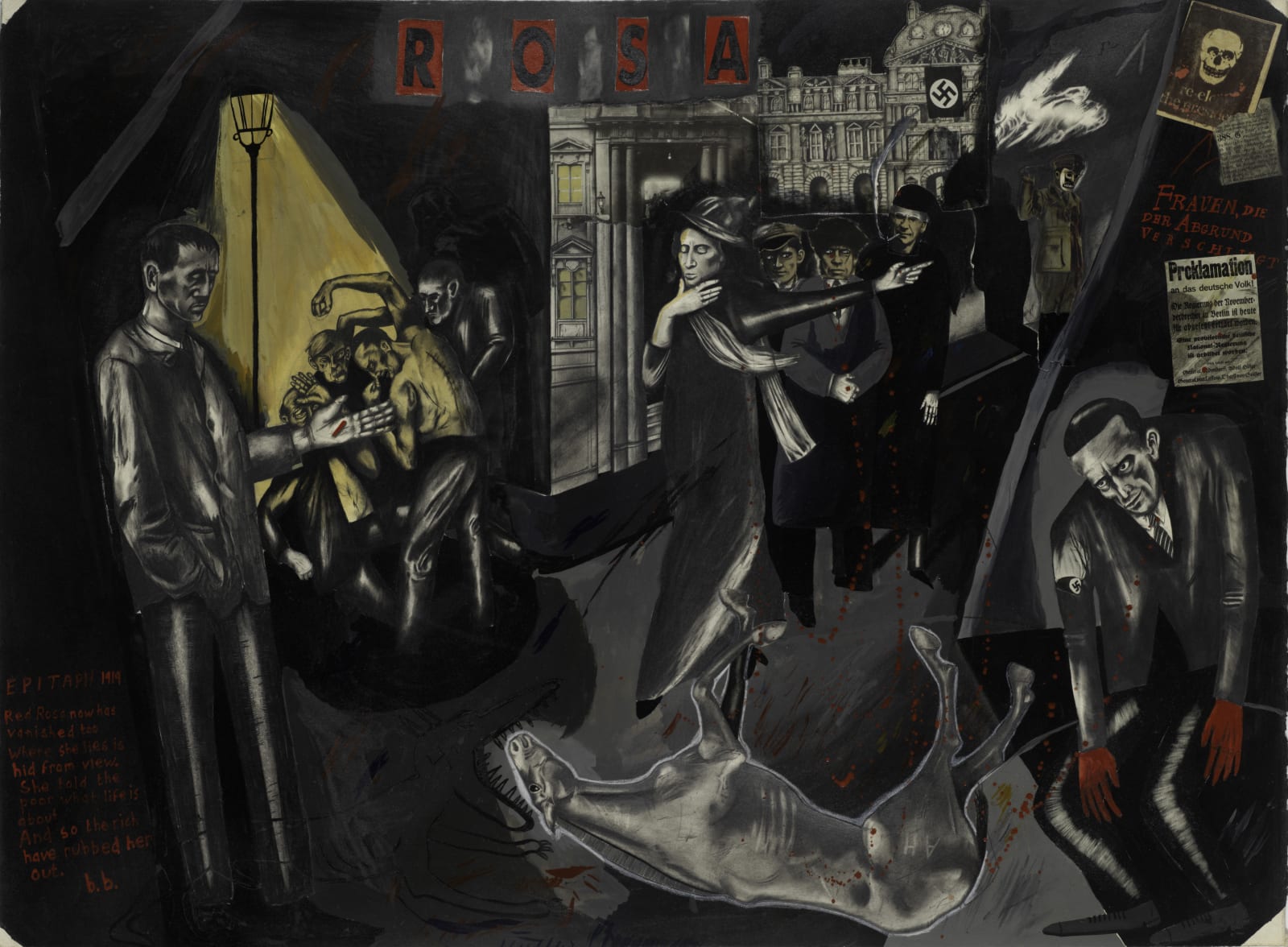 Sue Coe, Rosa, 1976