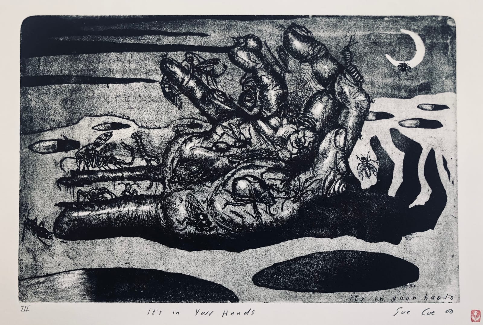 Sue Coe, It's in Your Hands, 2000