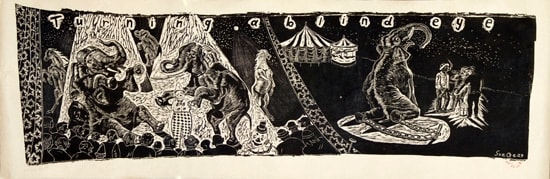 Sue Coe, Turning a Blind Eye, 2009