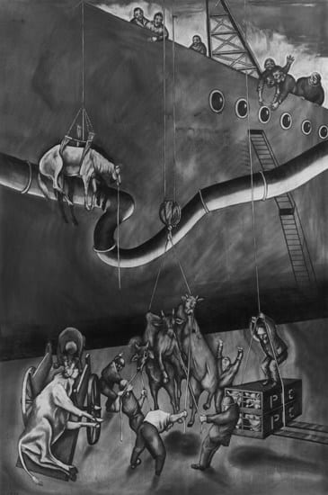 Sue Coe, Export, 1988