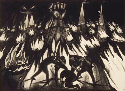 Sue Coe, Riot, 1992