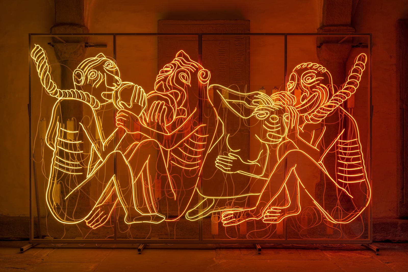 Bethan Huws, Monkeys, 2021