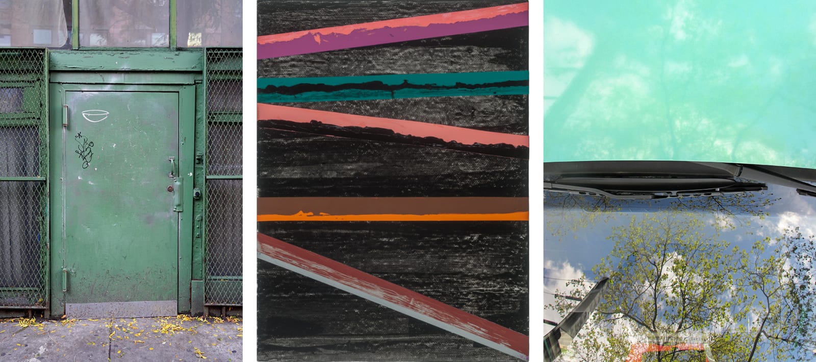 Juan Uslé, Frank´s Lab, NY, 2017 - Ocaso, Benissa, 2018 - Cielo Verde, Düsseldorf, 2012, 2012/2018