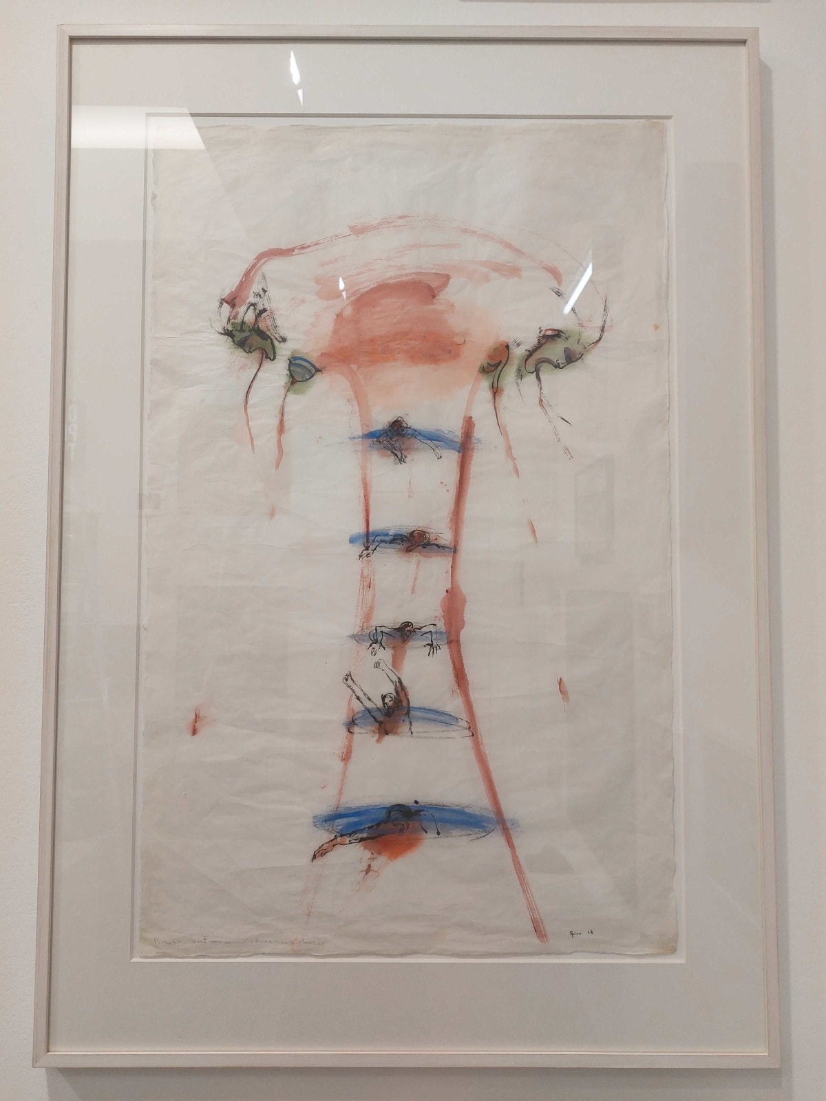 Nancy Spero, Bomb-Victims in Individual Bomb Shelters, 1968