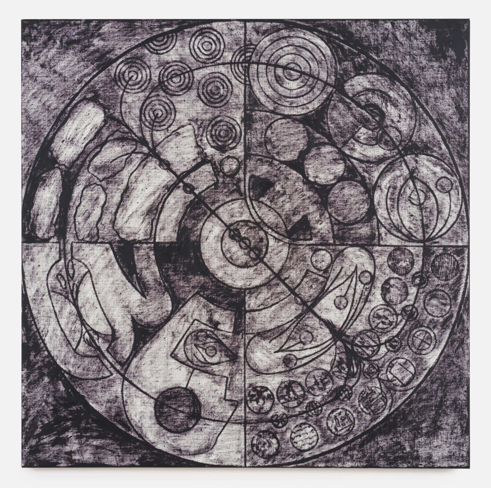 Matt Mullican, Untitled (Cosmology b&w), 2024