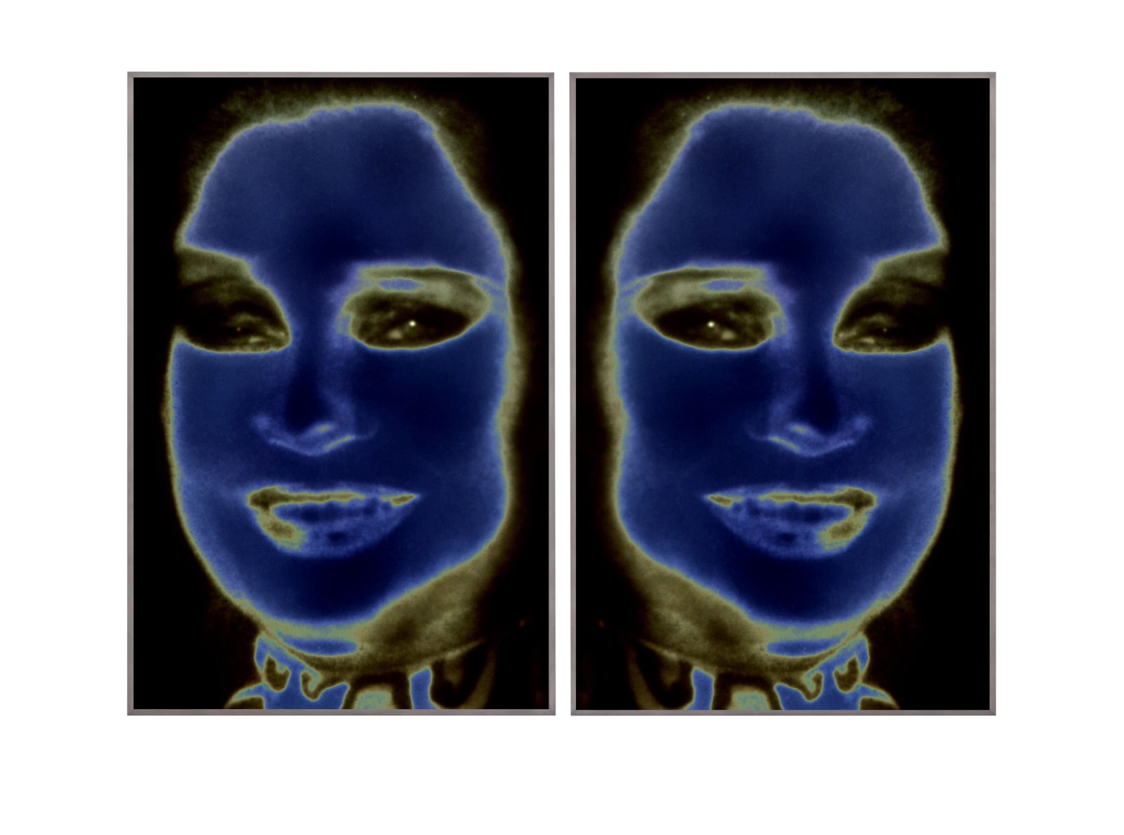 Katharina Sieverding, Transformer-Solarisation 3 A/B, 1973