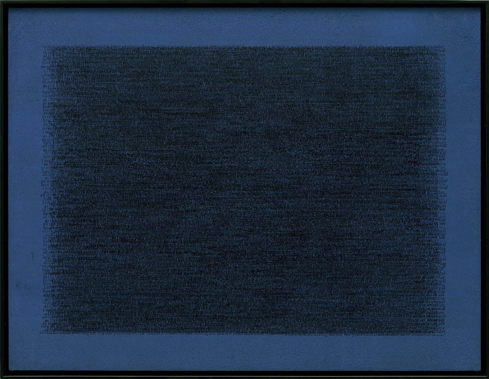 Idris Khan, Questioned by Life, 2019