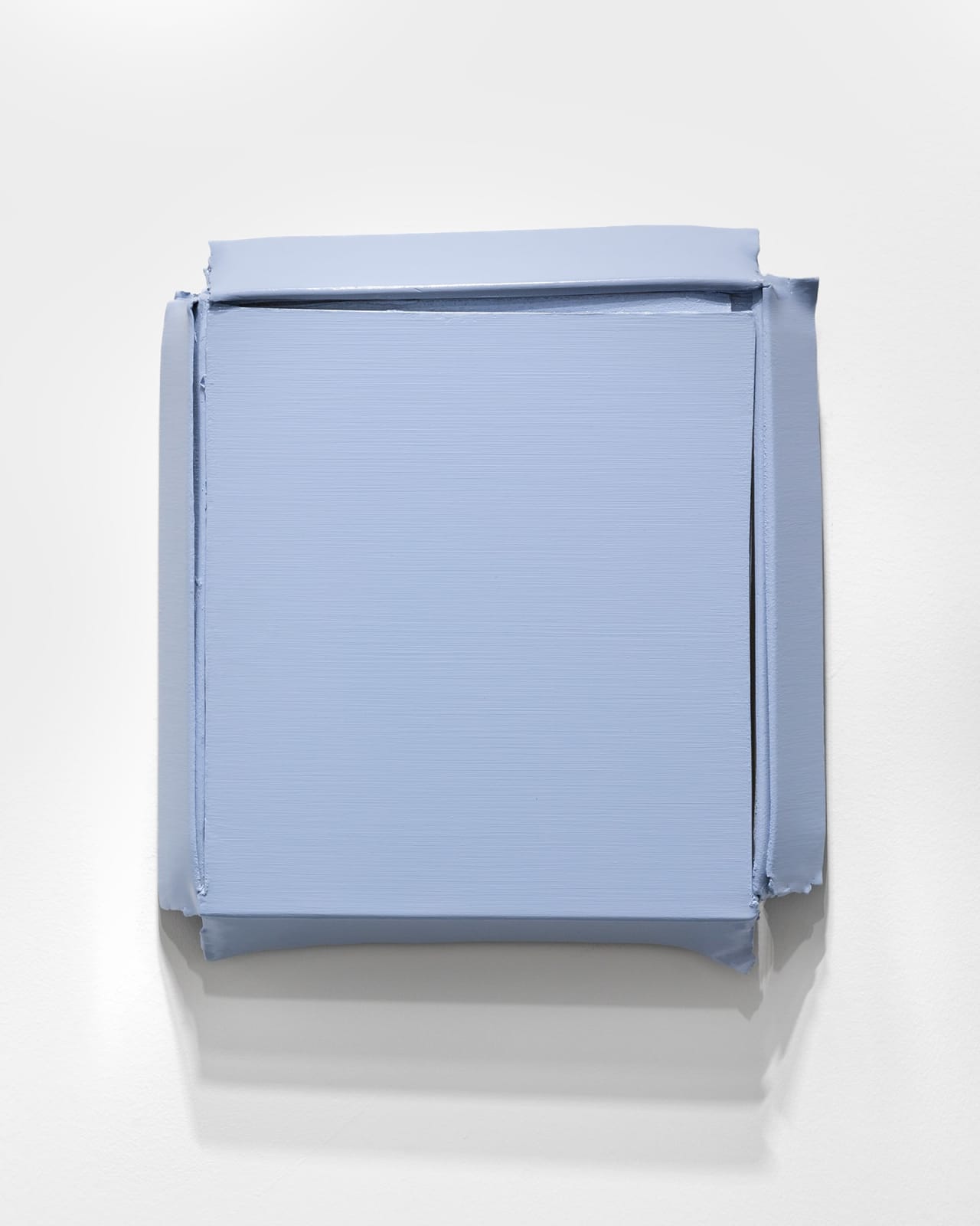 Angela de la Cruz, Cut Frame S (Blue/Grey), 2022