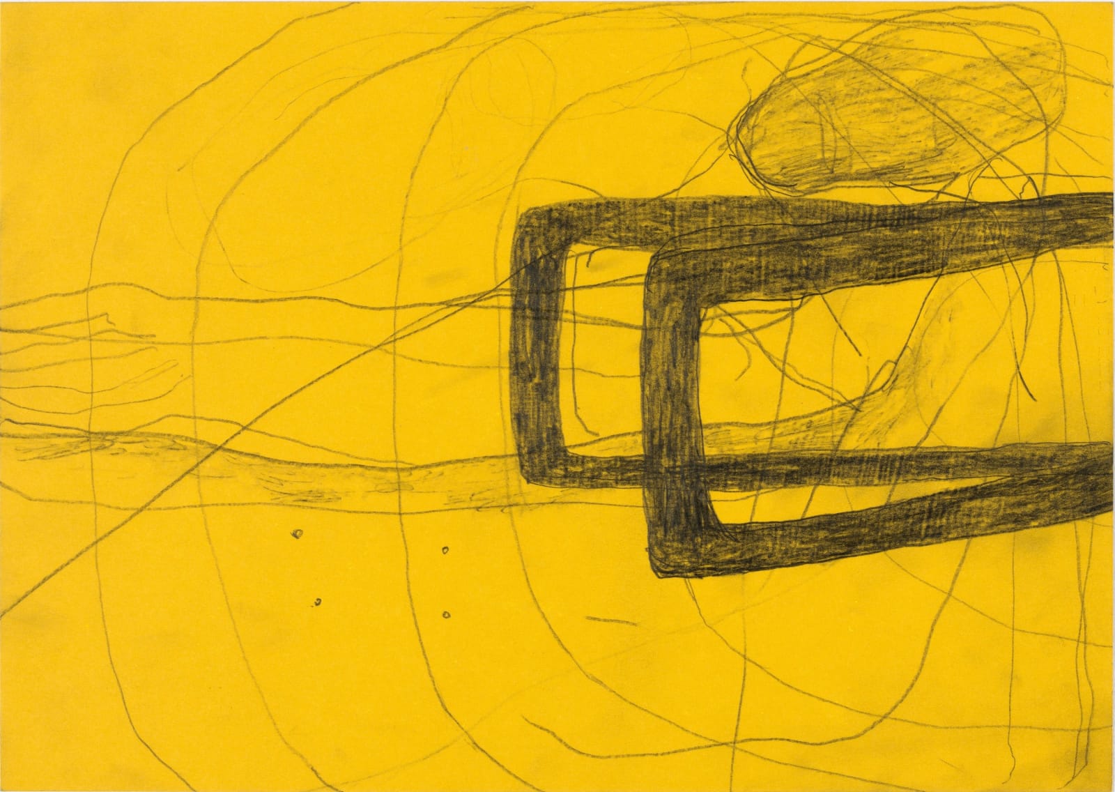 Z642_1996__Fremdkoerper__Bleistift_auf_Papier_21x29,7cm