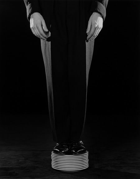 Robert Mapplethorpe, Shoes on Plates, 1984