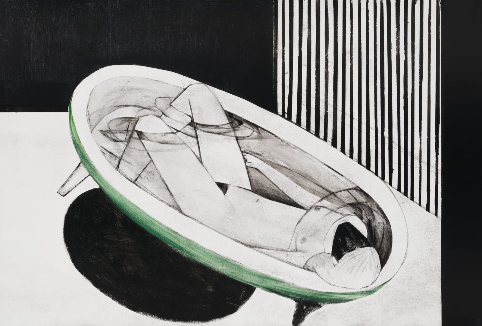 Iris Schomaker, Untitled (the green tub), 2023