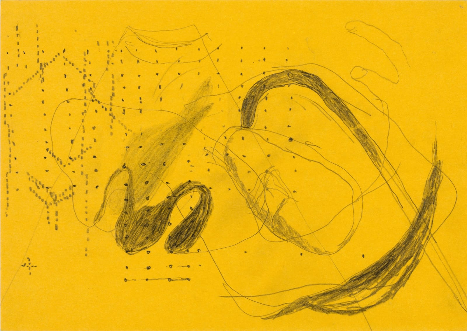 Z647_1994__Fremdkoerper__Bleistift_auf_Papier_21x29,7cm