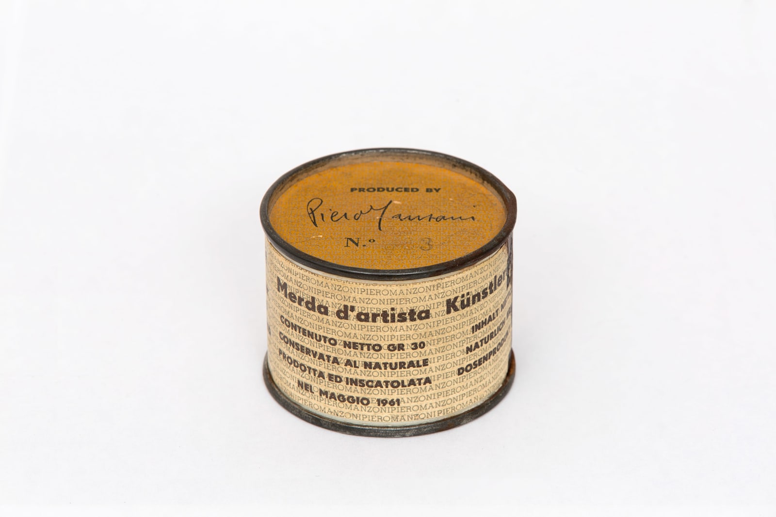 Piero Manzoni, Merda d´artista n. 63 , May 1961