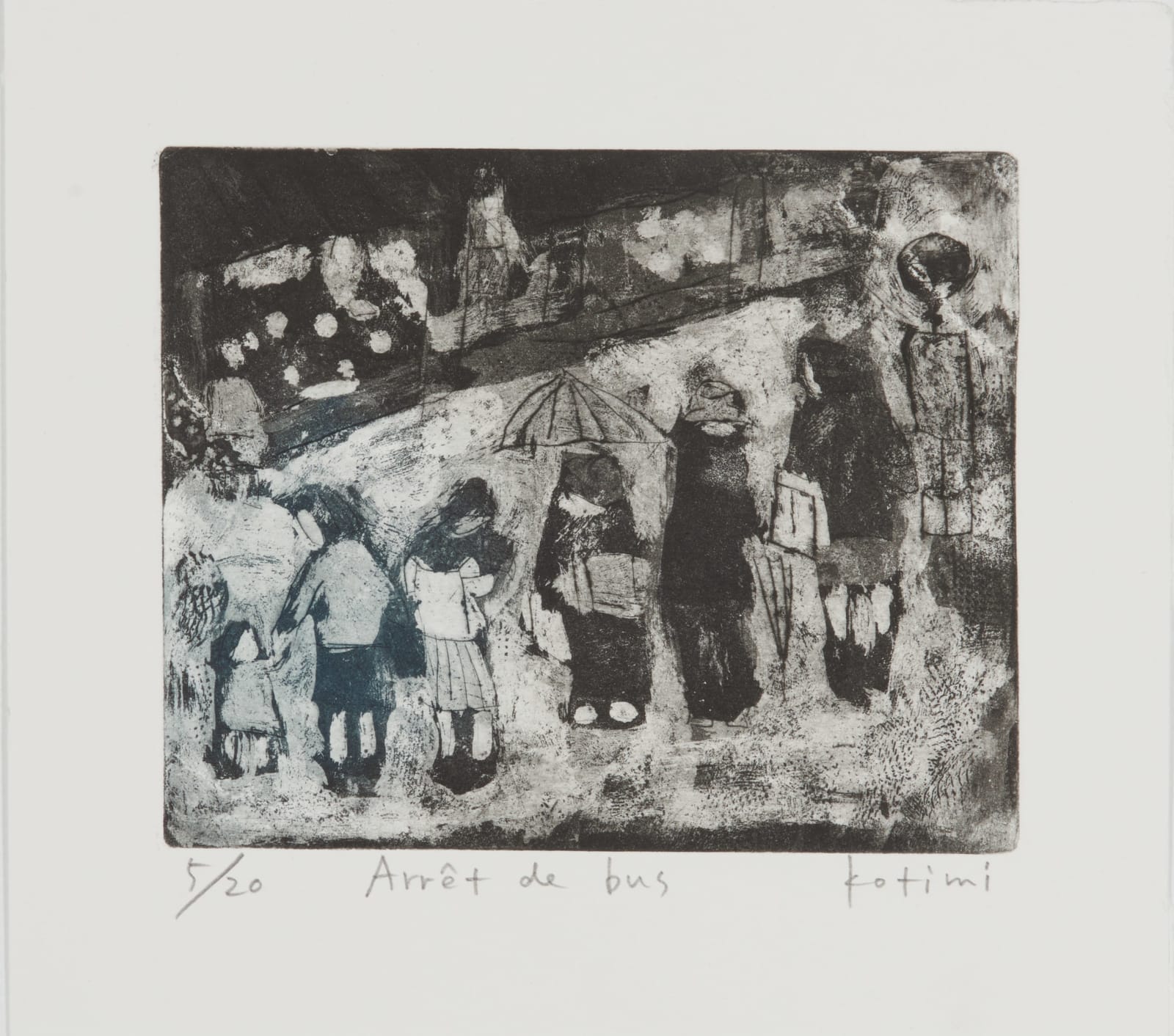 Kotimi, Arrêt de bus