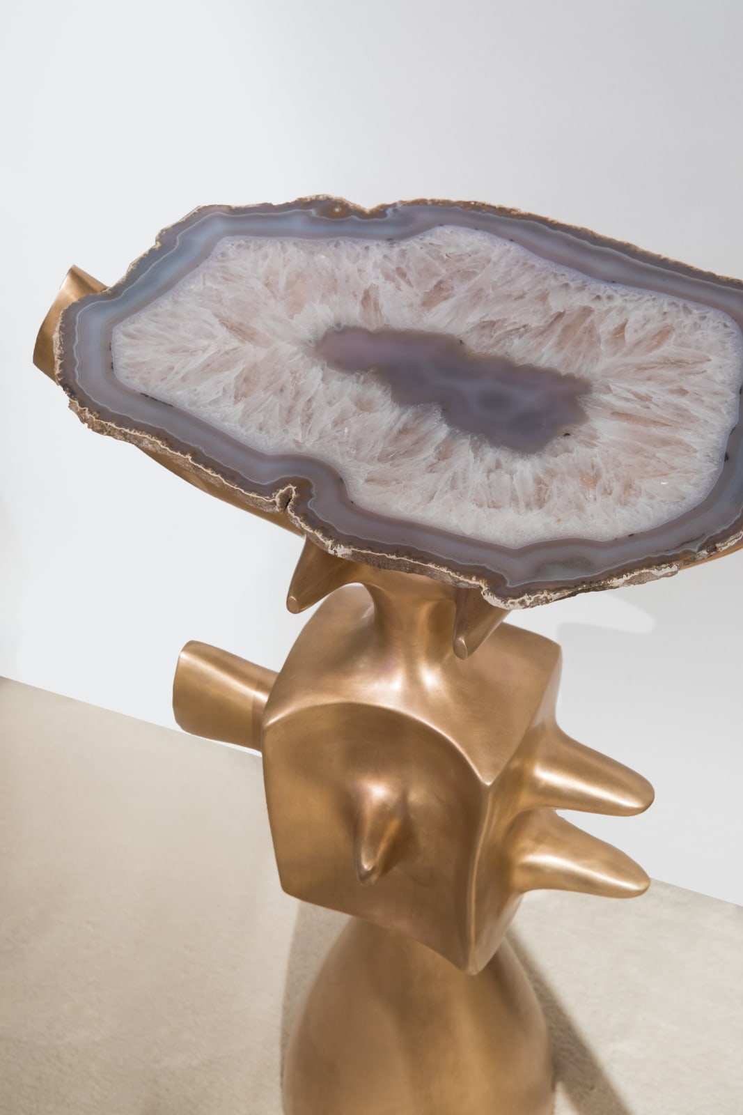 Victor Roman, "La Reine" side table, c. 1970