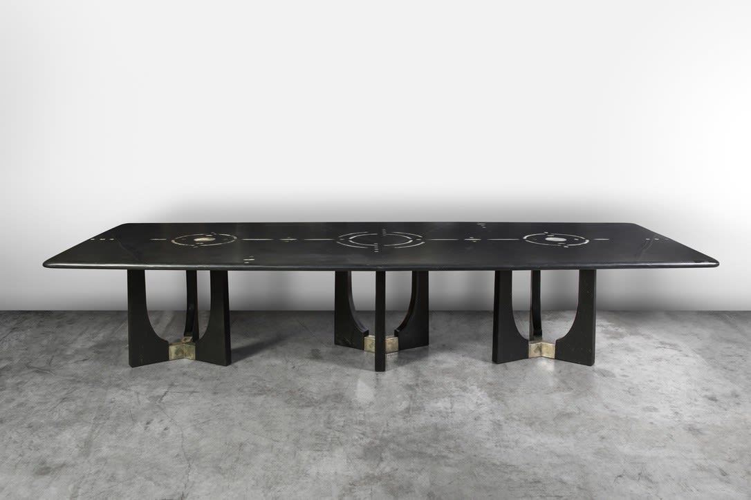 Emmanuel Jonckers, "Sidéral" dining table, Contemporary creation