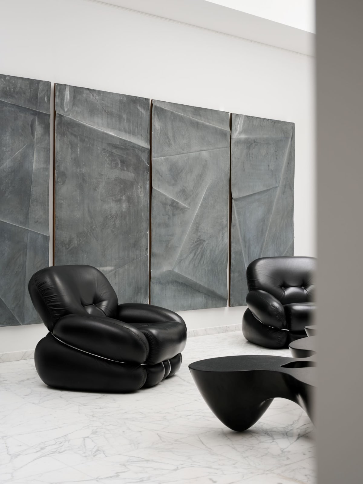 Jean Touret, Set of 7 wall panels, c. 1980