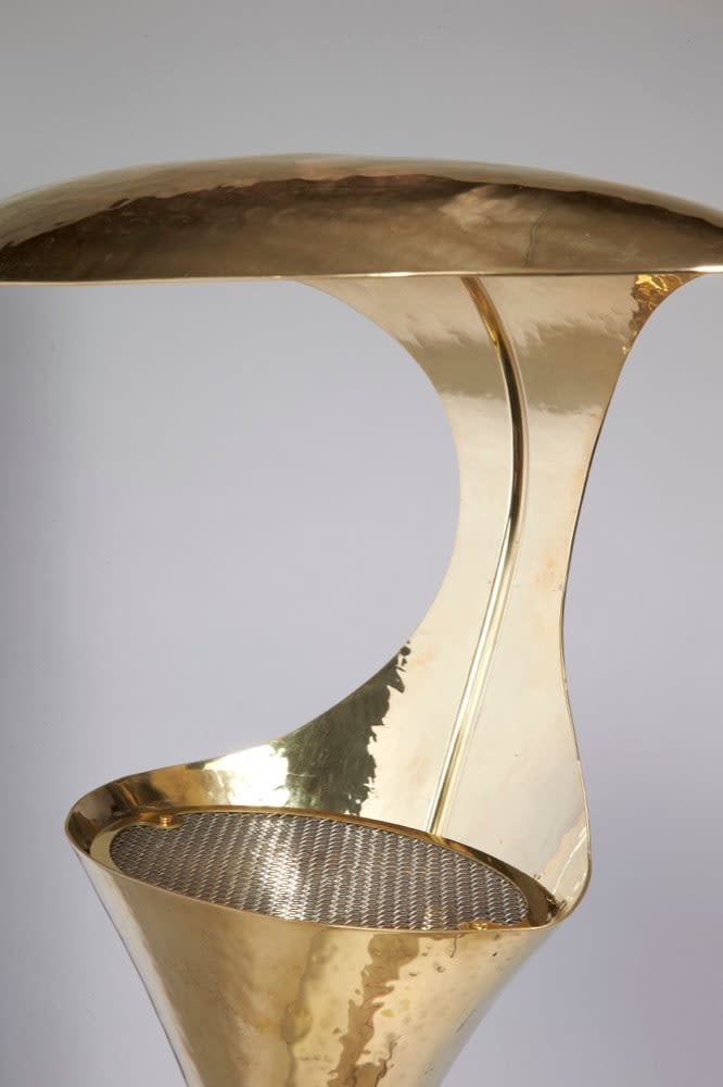 Philippe Hiquily, "Nénuphar" standing lamp, 1985