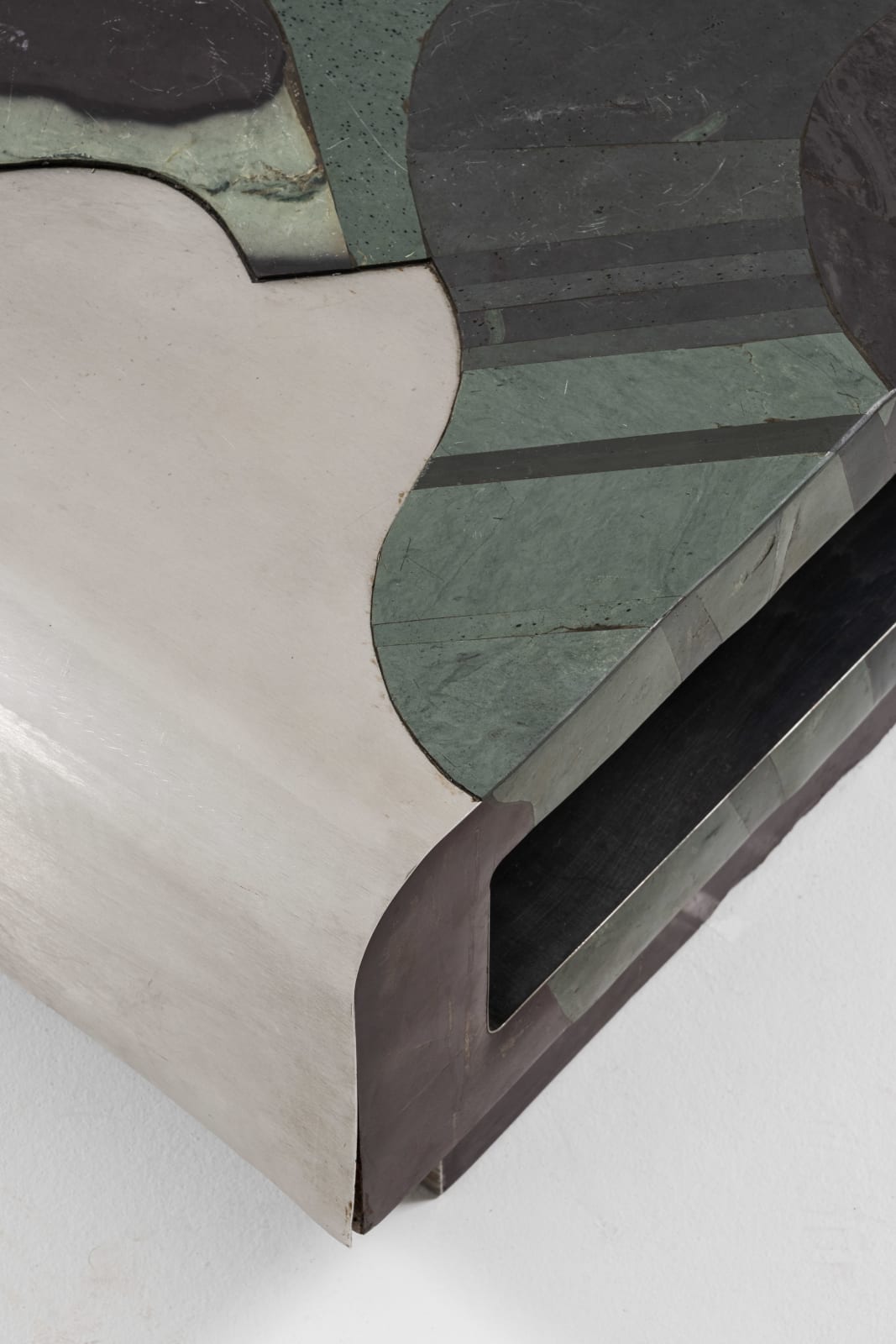 Pierre Elie Gardette, Marquetry coffee table, c. 1970