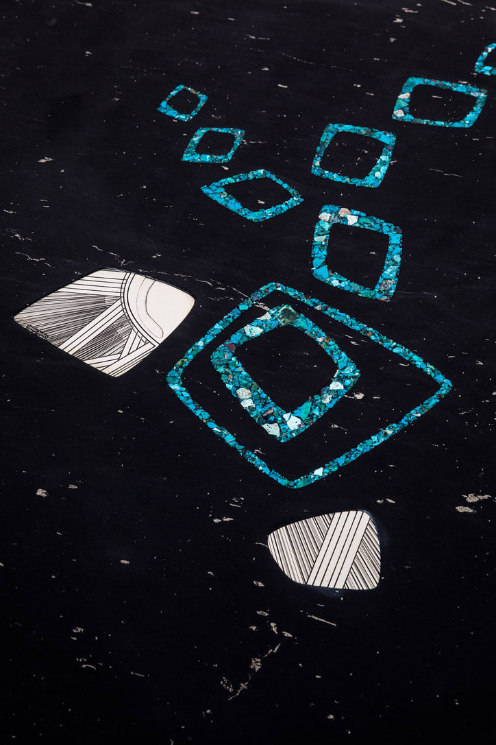 Emmanuel Jonckers, "Pesca Felice" coffee table, Contemporary Creation