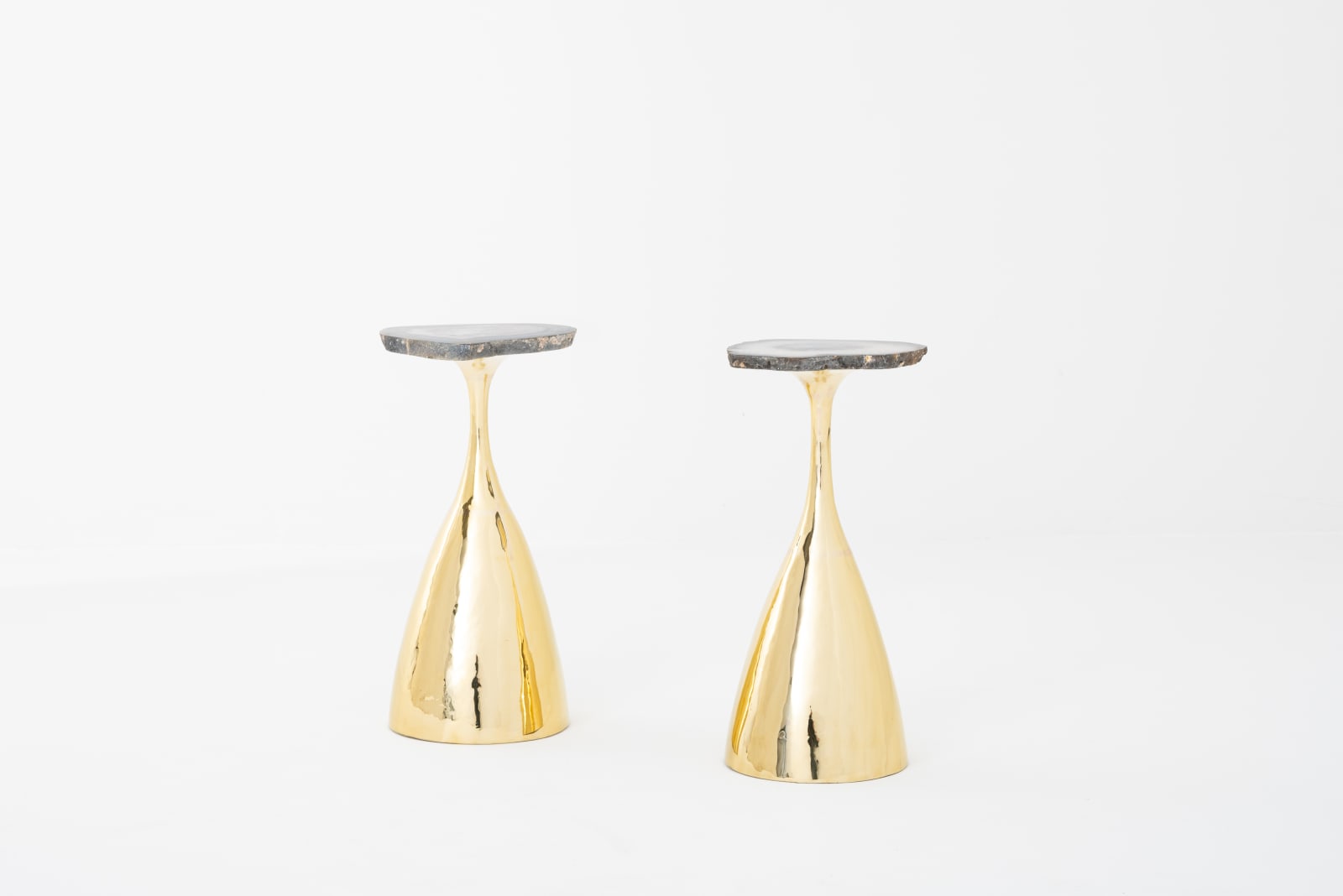 Philippe Hiquily, "Quilles" side tables, 1985