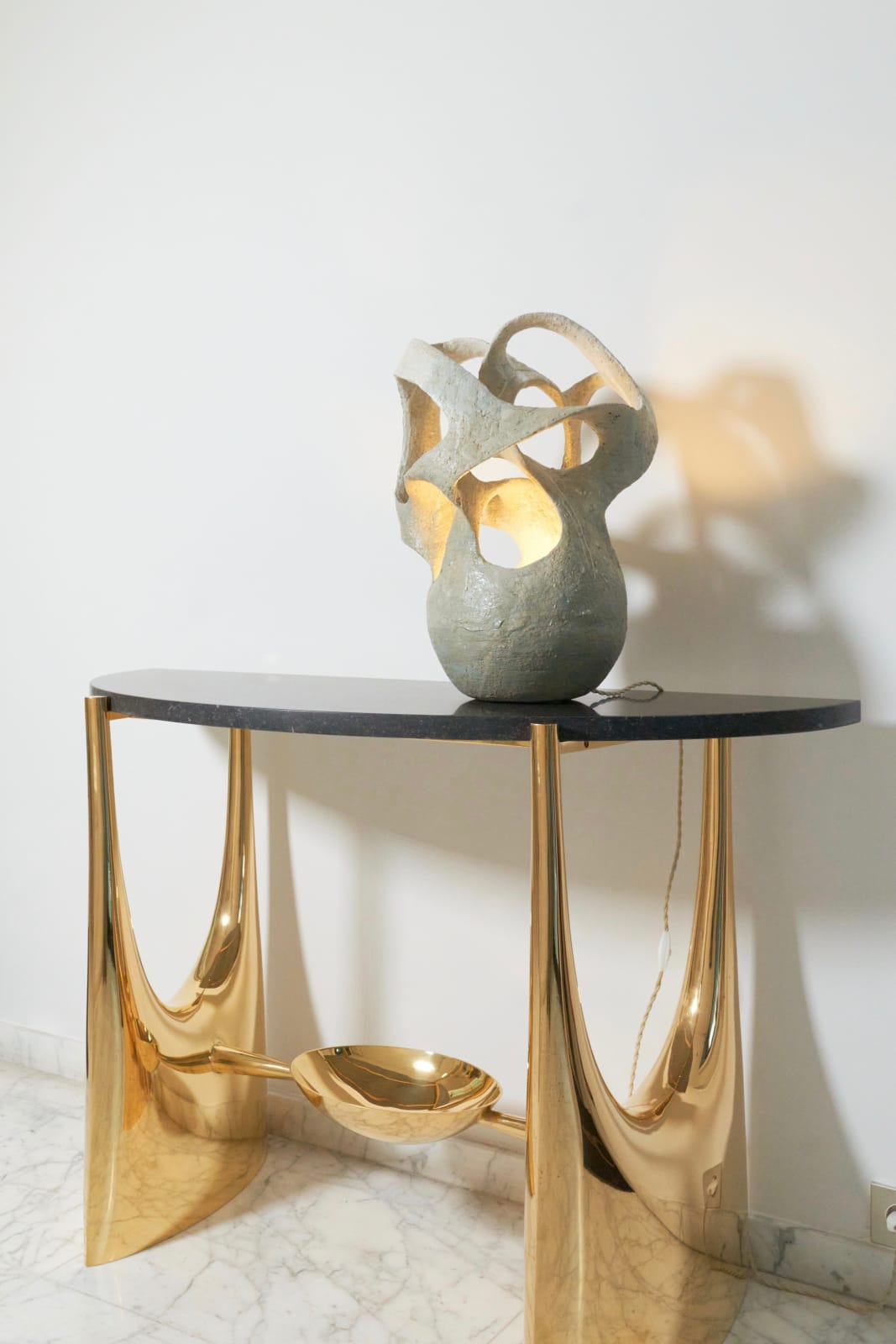 Agnès Debizet, "Entrelacs" lamp, 2021