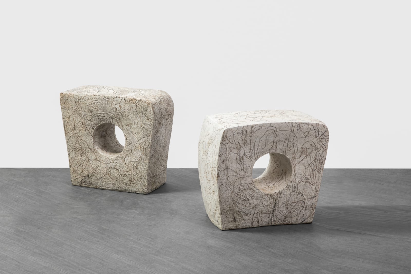 Agnès Debizet, Pair of end tables, 2020