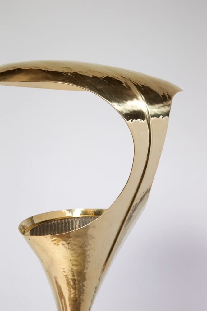 Philippe Hiquily, "Nénuphar" standing lamp, 1985