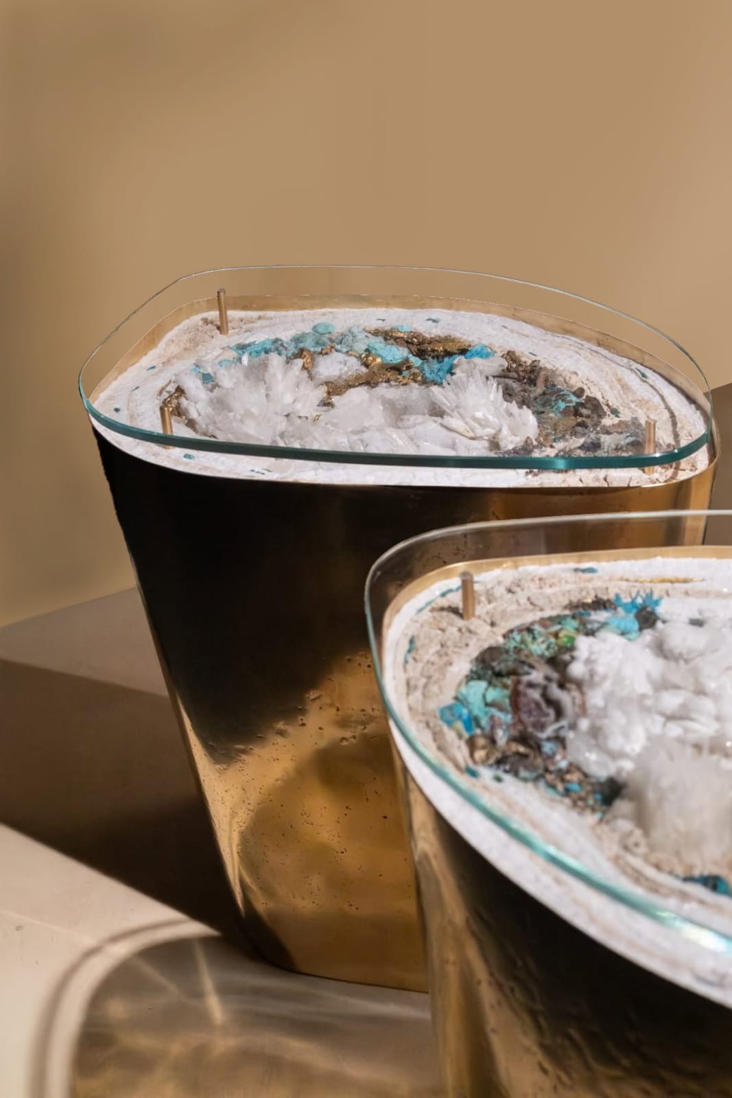 Béatrice Serre, "Geysers" side tables, 2025