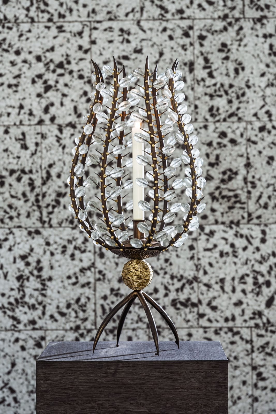 André Dubreuil, "Perles" candelabra, c. 1990