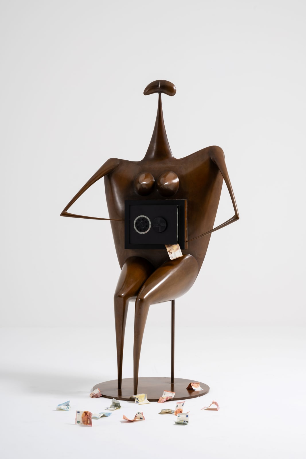 Philippe Hiquily, "La Banquière", 1989