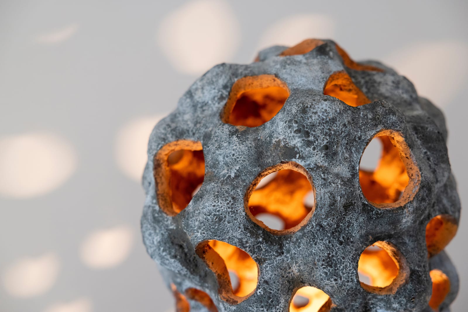 Agnès Debizet, "Morille Bleutée" lamp, 2019