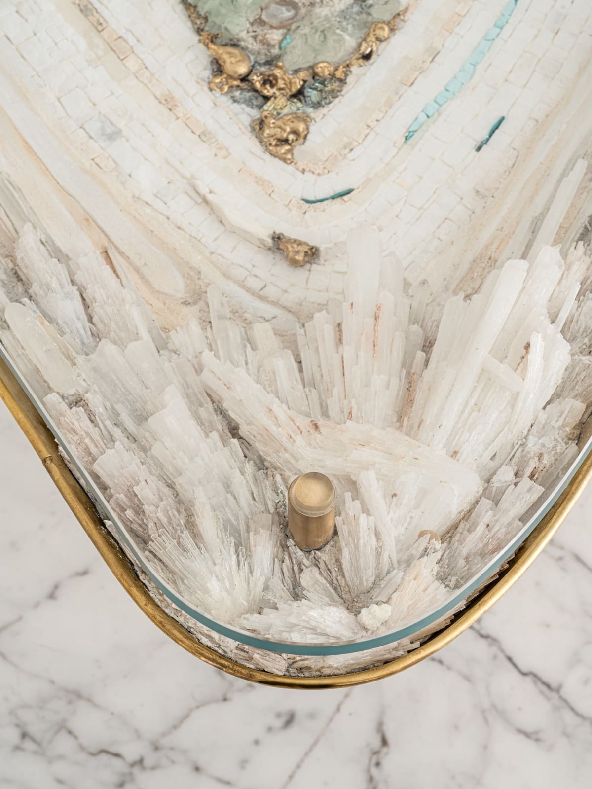 Béatrice Serre, "Terra Incognita" coffee table, 2025