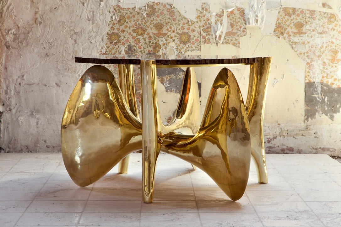 Philippe Hiquily, "Jacqueline Delubac" coffee table, 1971