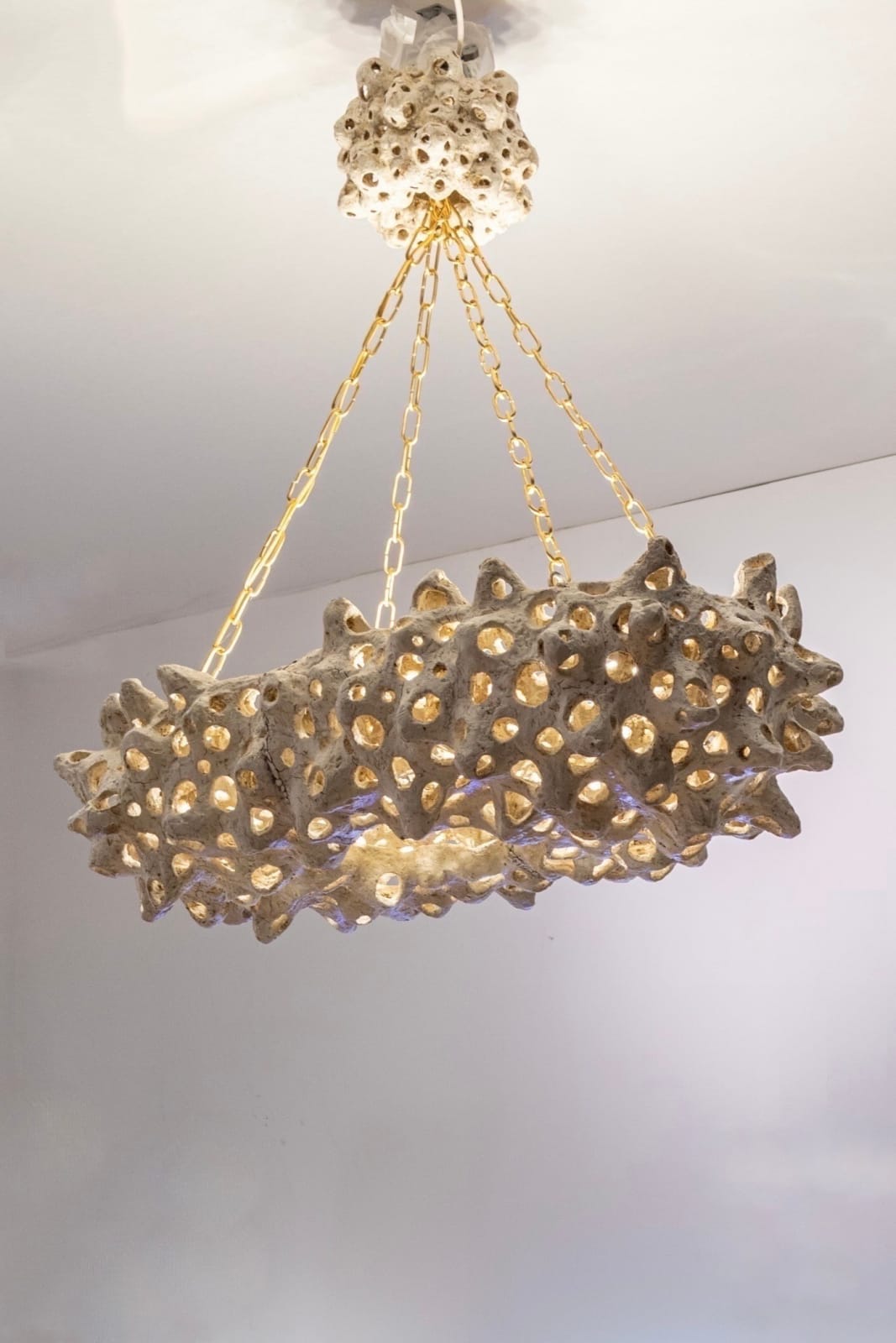 Agnès Debizet, "Hérisson" ceiling light, 2022
